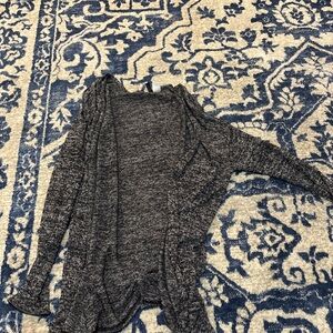 Divided Heather Gray Open-Front Cardigan